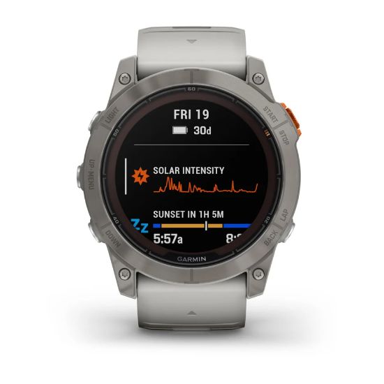 Garmin Türkiye fenix 7X Pro Sapphire Solar Edition Titanyum Beyaz