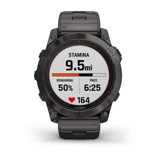 Garmin Türkiye fenix 7X Pro Sapphire Solar Edition Karbon Gri DLC