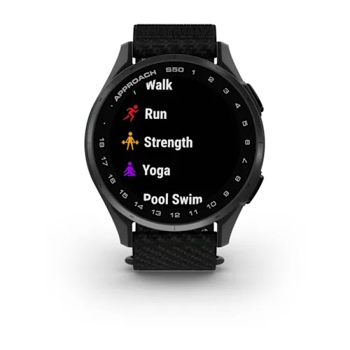 Approach S50 - Siyah ComfortFit Naylon Bantlı Arduvaz Alüminyum Çerçeve resmi