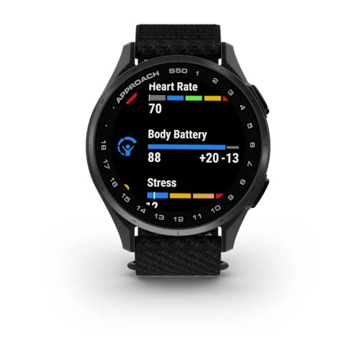 Approach S50 - Siyah ComfortFit Naylon Bantlı Arduvaz Alüminyum Çerçeve resmi