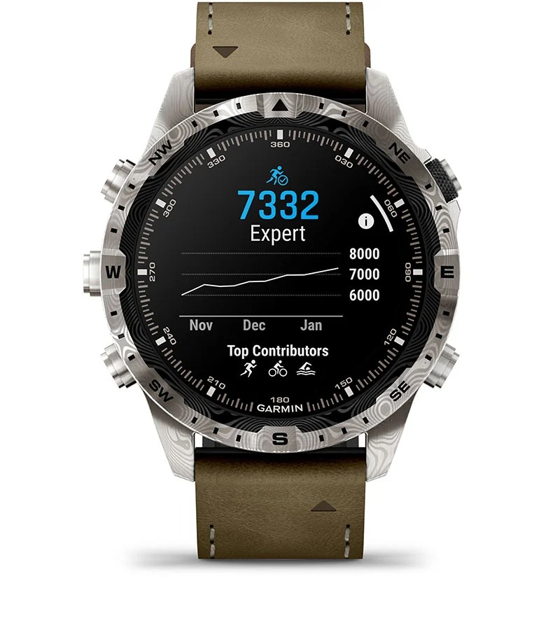 Garmin MARQ Adventurer (Gen 2) - MARQ Adventurer (Gen 2) - Damascus Steel Edition